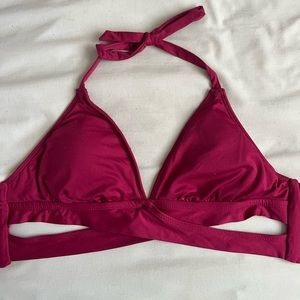 Medium maroon bikini top- Mossimo (Target)